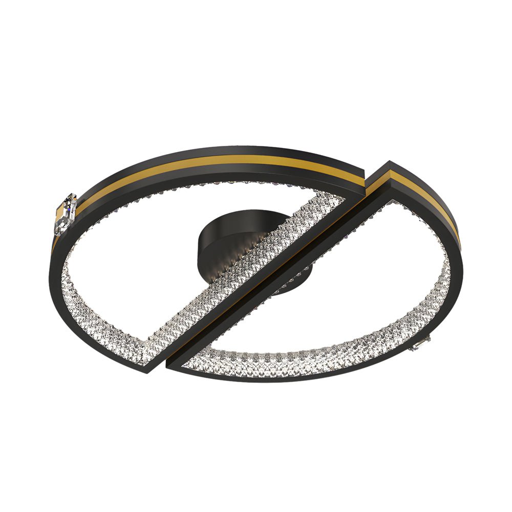 Creative Semicircle Ceiling Light with 3-Step Dimming