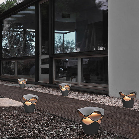 Multi-Functional Layered Design LED Outdoor Landscape Light