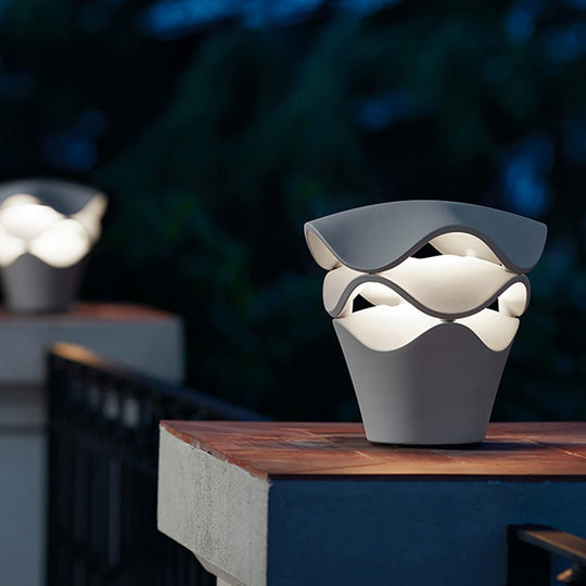 Multi-Functional Layered Design LED Outdoor Landscape Light