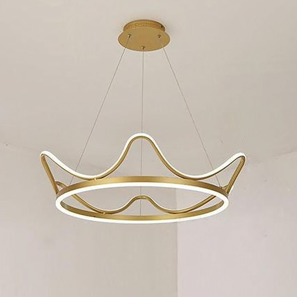 Crown Shaped LED Modern Dining Room Chandelier