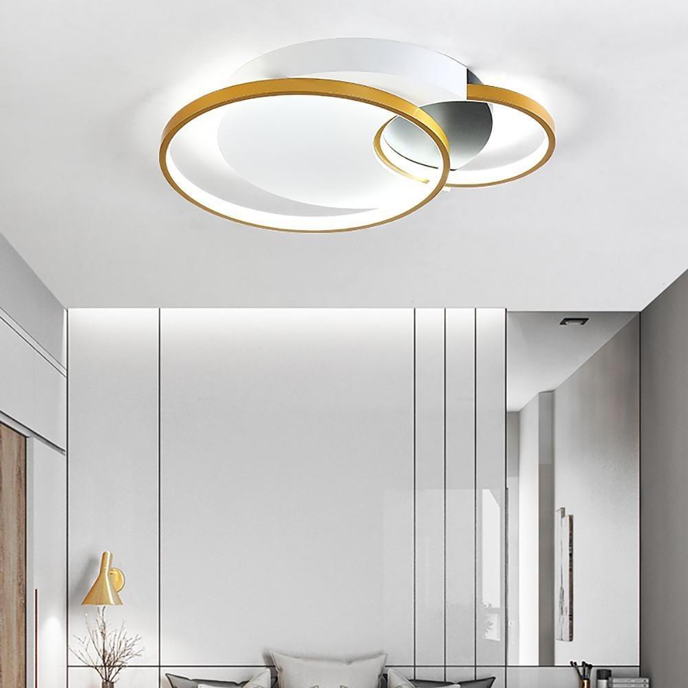 Multiple Square Circular LED Nordic Flush Mount Ceiling Light