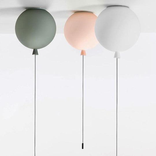 Acrylic Airballoon Shaped LED Flush Mount Ceiling Light
