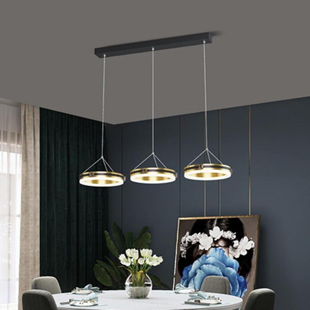 3 Circles Dimmable LED Modern Chandelier
