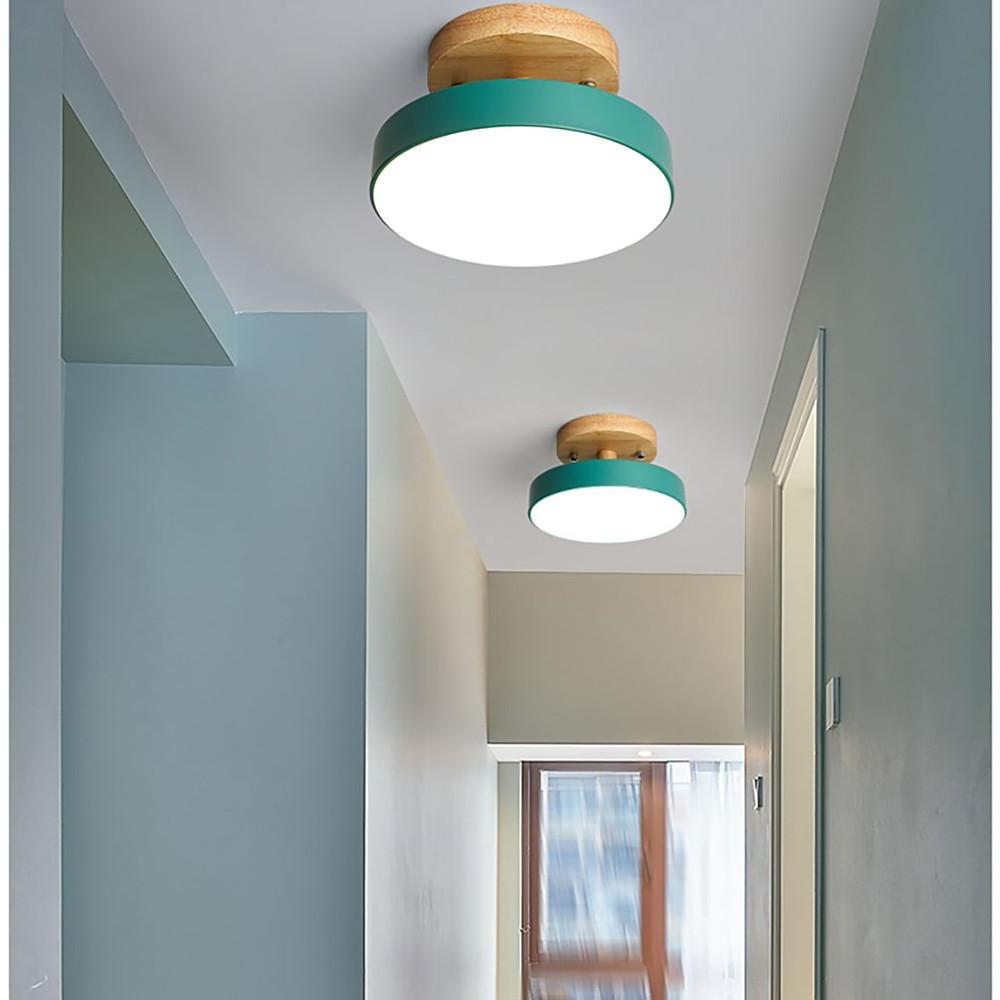 Round Minimalist Drum LED Flush Mount Ceiling Light