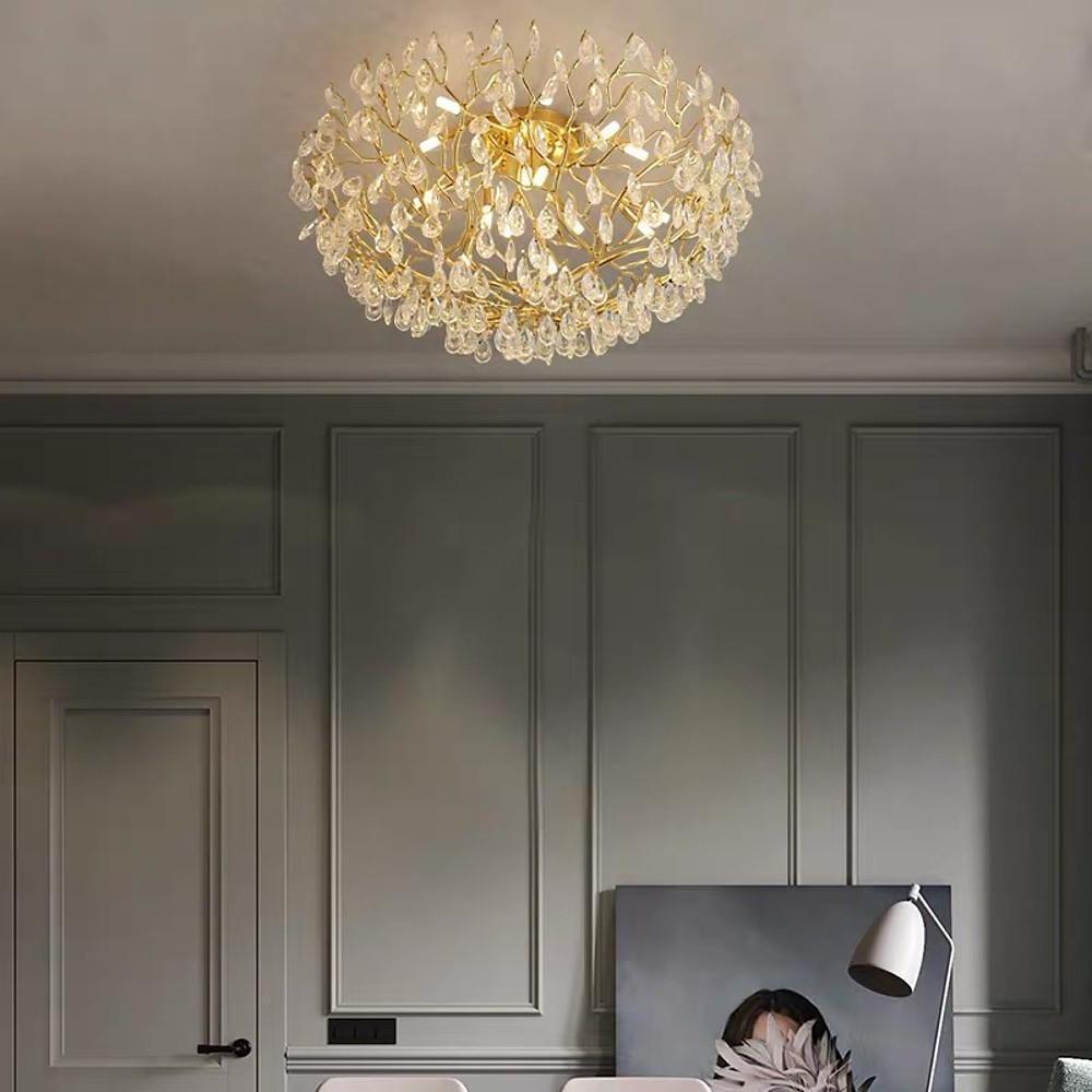 Firefly Sputnik LED Flush Mount Chandelier