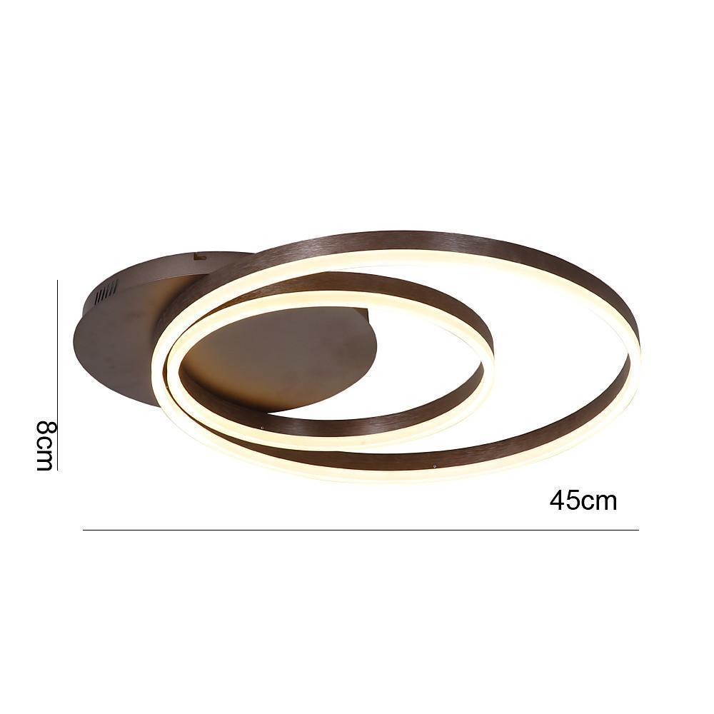 Multi Circles Dimmable LED Modern Flush Mount Ceiling Light