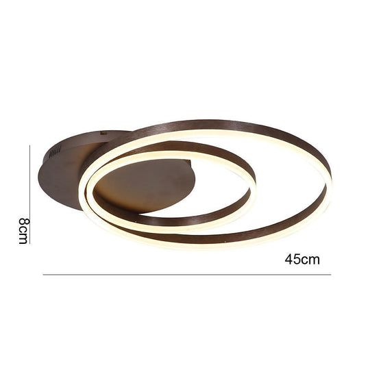 Multi Circles Dimmable LED Modern Flush Mount Ceiling Light