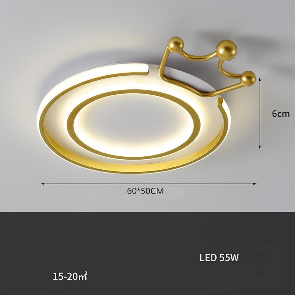 Circle Crown LED Flush Mount Ceiling Light