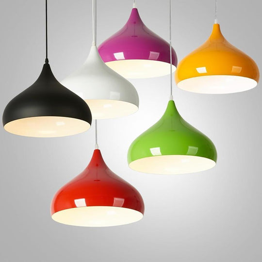 9 Inch LED Halogen Incandescent Metal Dome Bowl Pendant Downlight Light