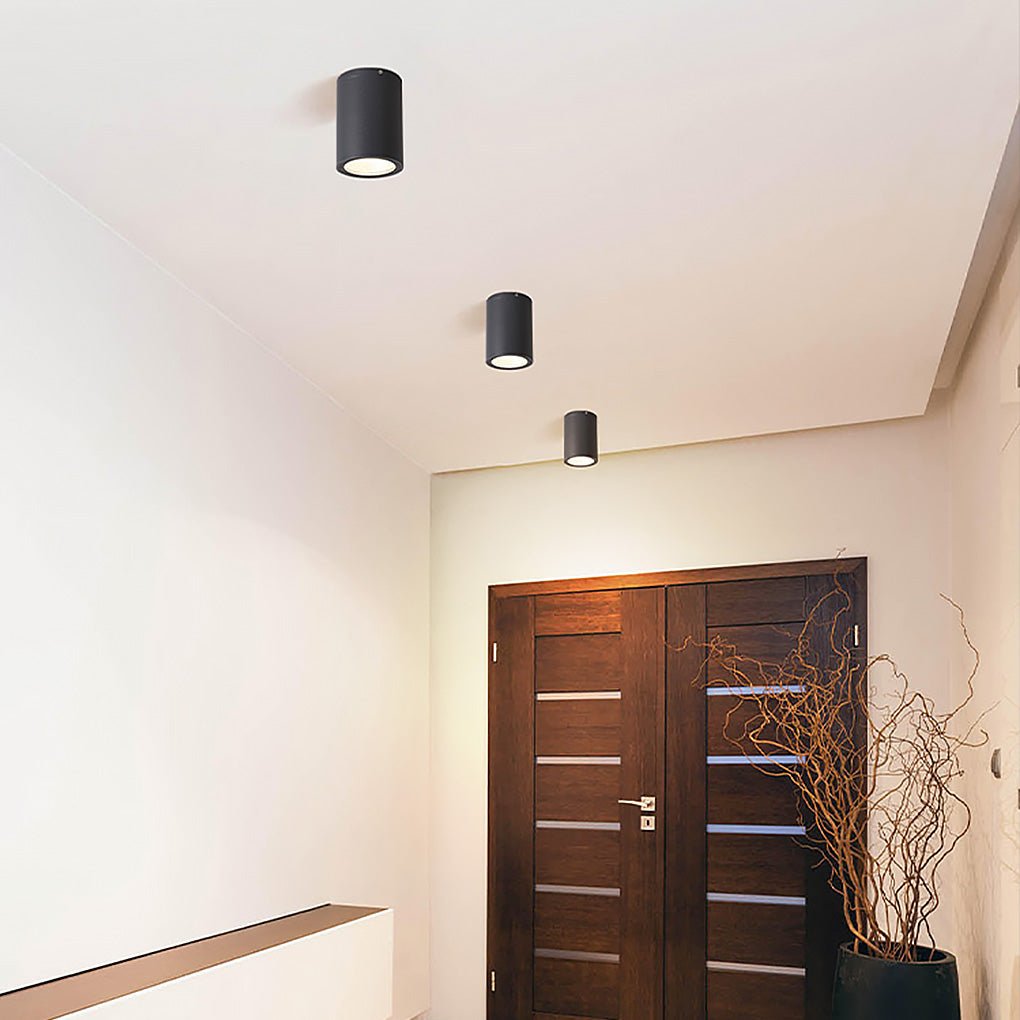Cylindrical LED Waterproof Downlight Spotlight for Balcony, Aisle, and Corridor