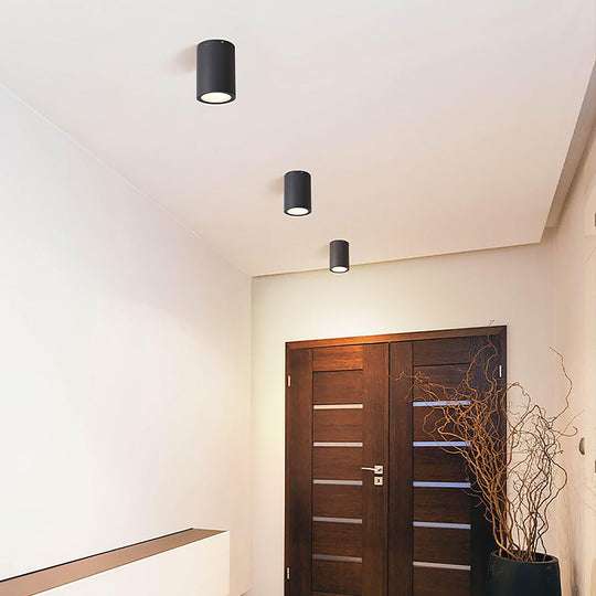 Cylindrical LED Waterproof Downlight Spotlight for Balcony, Aisle, and Corridor