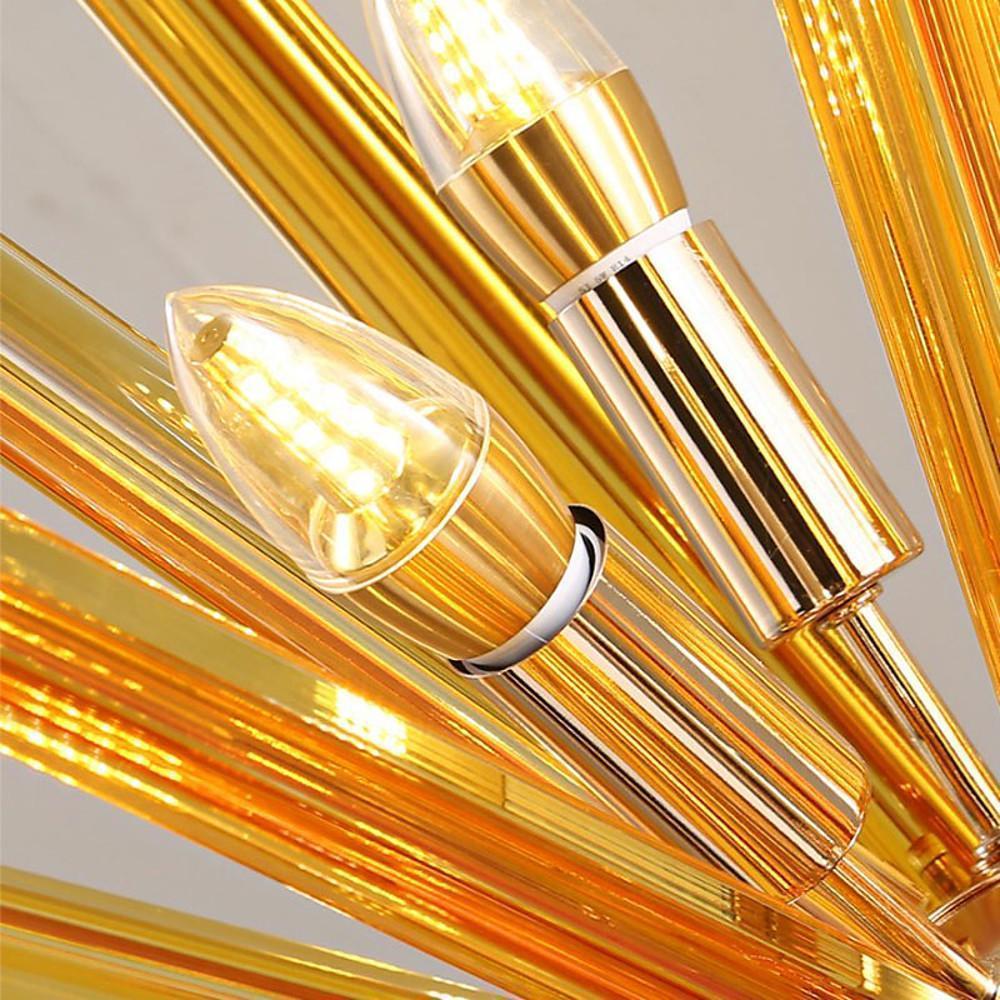 9-Light LED Metal Modern Pendant Light for Kitchen Island