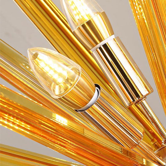 9-Light LED Metal Modern Pendant Light for Kitchen Island