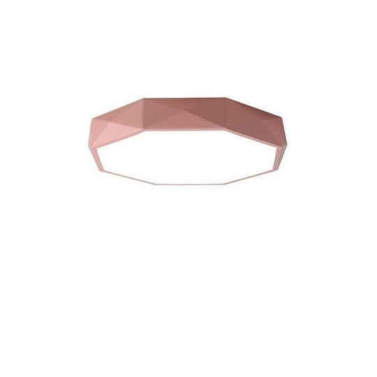 Octagonal Bedroom – LED Flush Mount Ceiling Light for Kids and Modern Homes