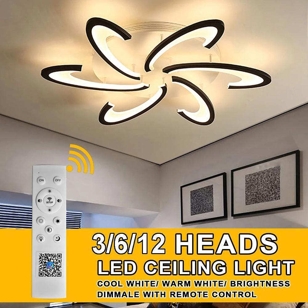 Artistic – Geometric Acrylic LED Flush Mount Ceiling Light