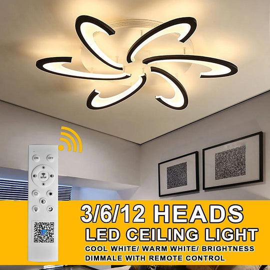 Artistic – Geometric Acrylic LED Flush Mount Ceiling Light