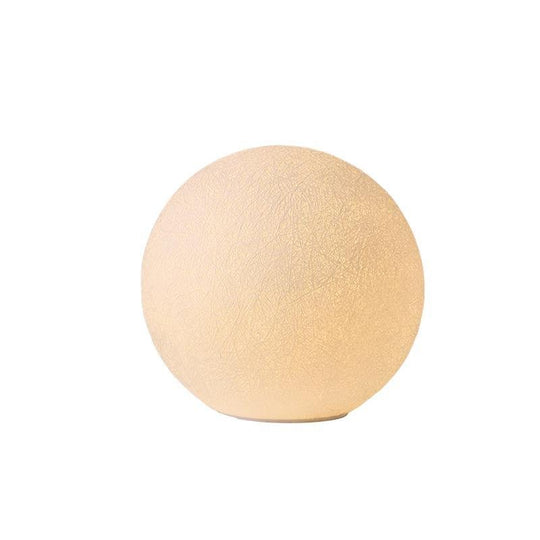 Resin Round Ball Moon LED Waterproof Modern Outdoor Fence Light