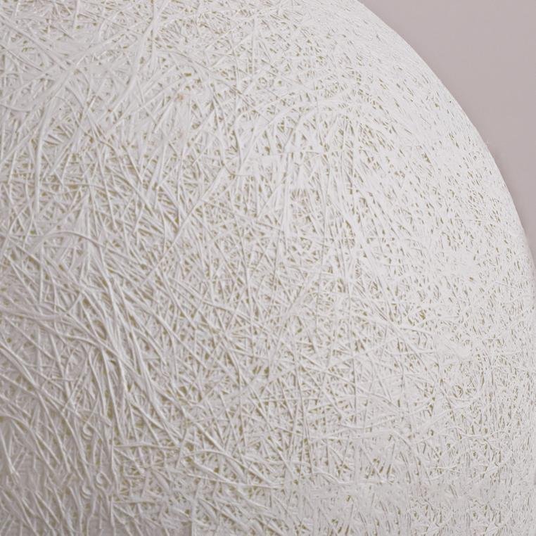 Resin Round Ball Moon LED Waterproof Modern Outdoor Fence Light