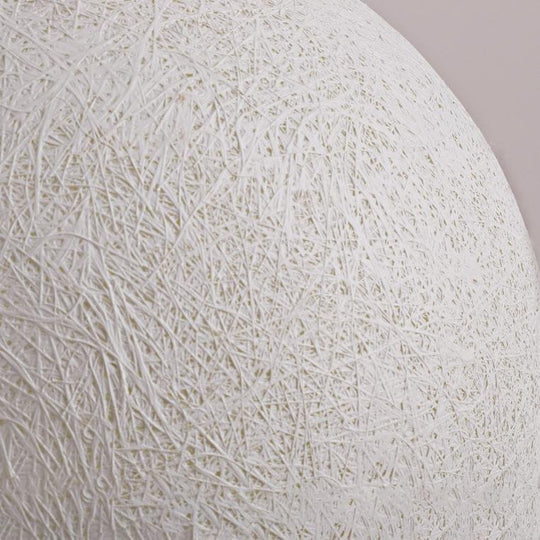 Resin Round Ball Moon LED Waterproof Modern Outdoor Fence Light