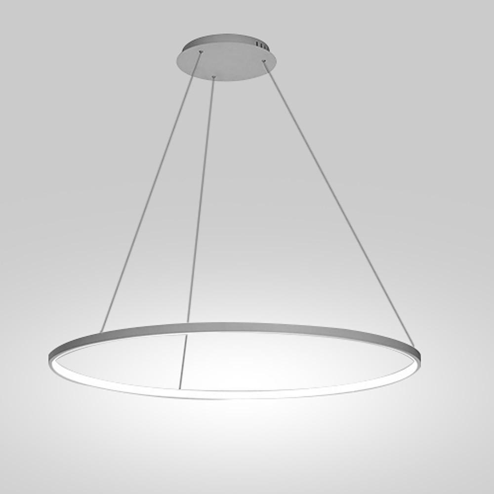 24'' Acrylic Big Ring Opal Shade LED Pendant Light