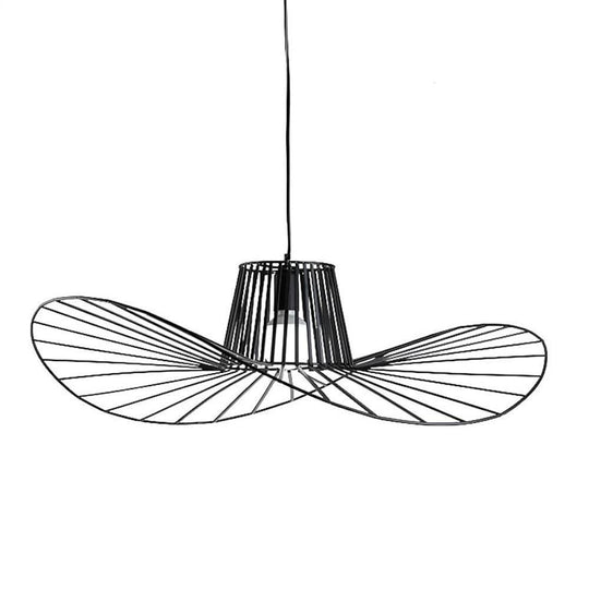 Hat Shaped Metal Linear LED Modern Pendant Light