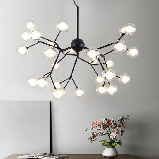 Artistic Branches Glass LED Modern Chandelier