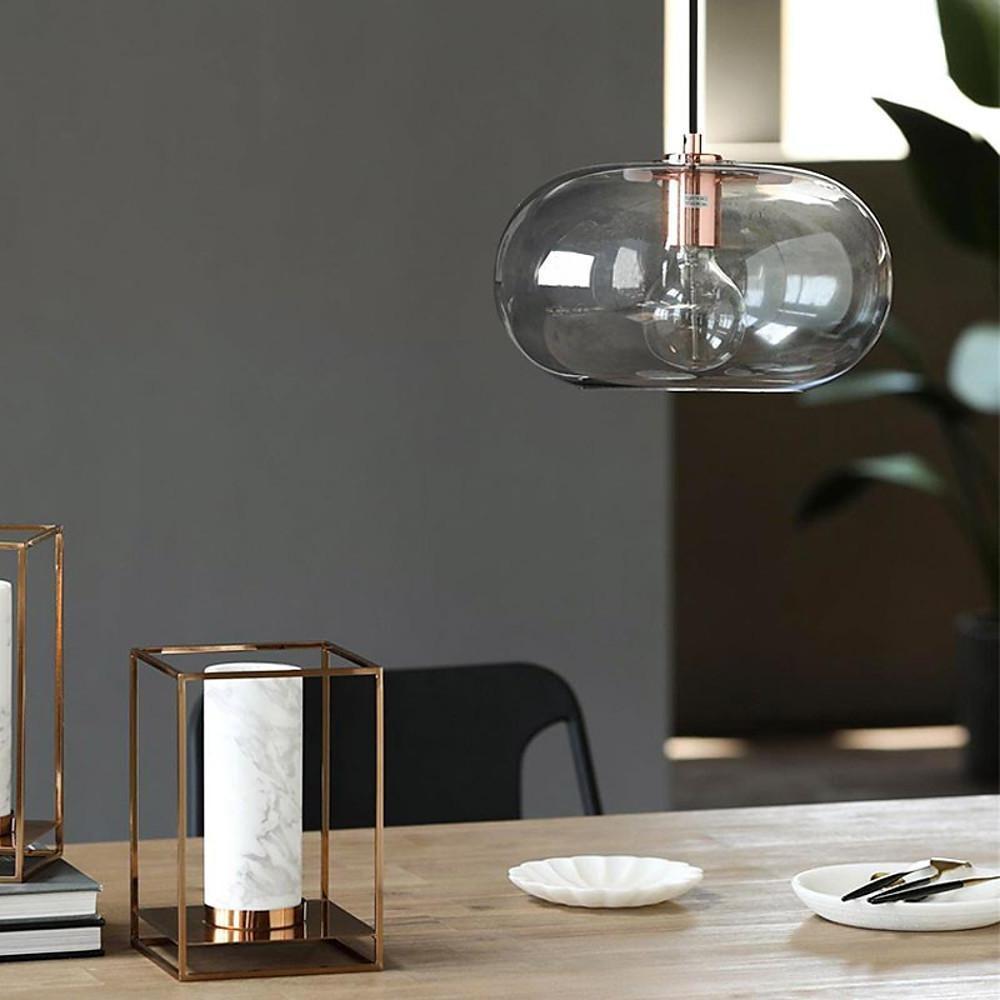 Elongated Globe Glass LED Nordic Pendant Light