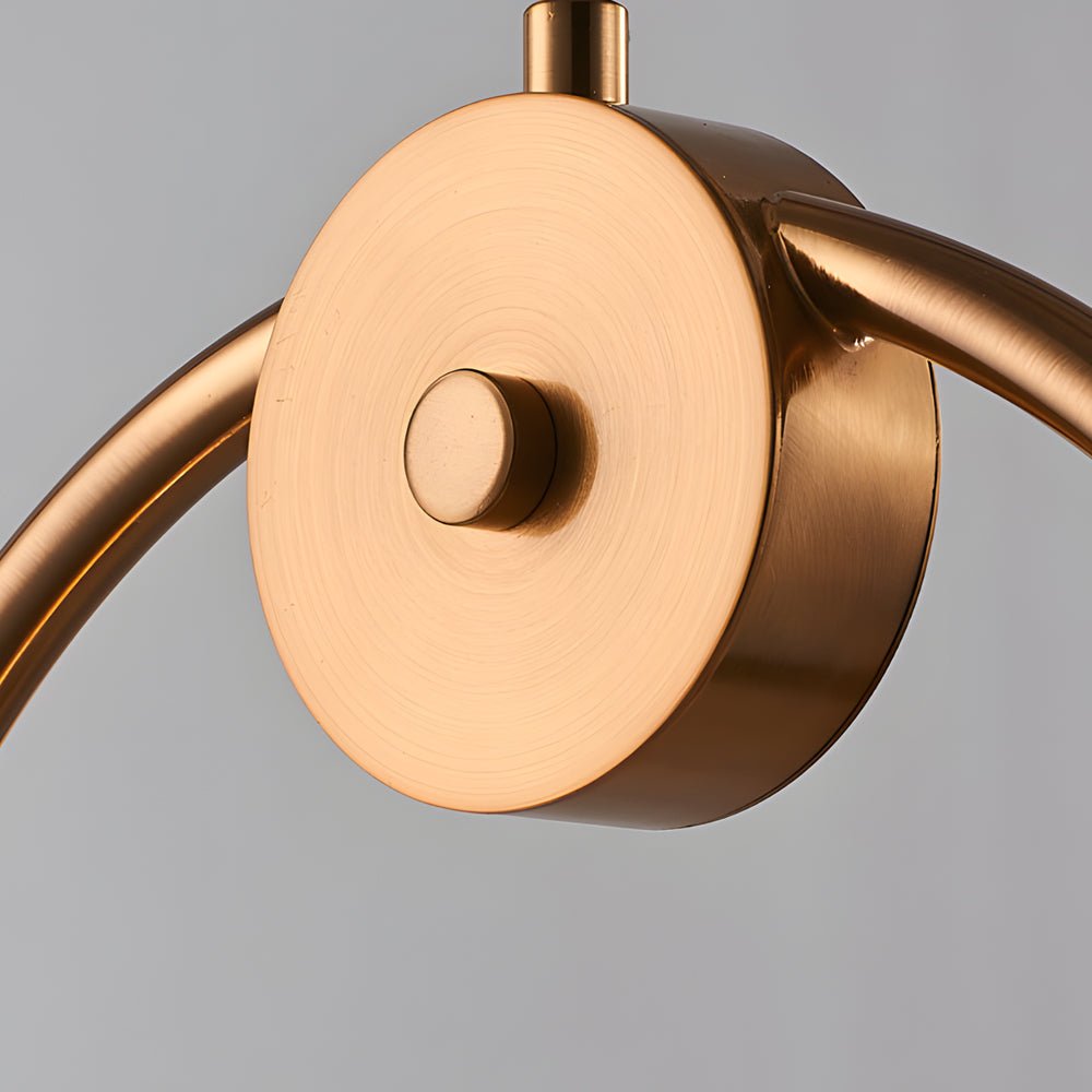 Ring LED Crystal Small Bedside Pendant Light