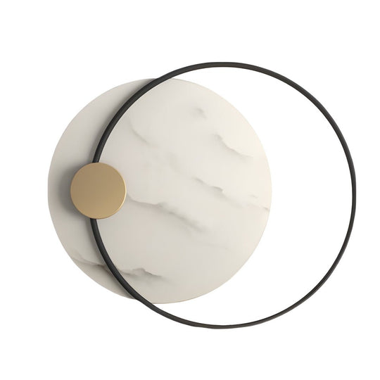 Round Marble Decorative LED Wall Sconce