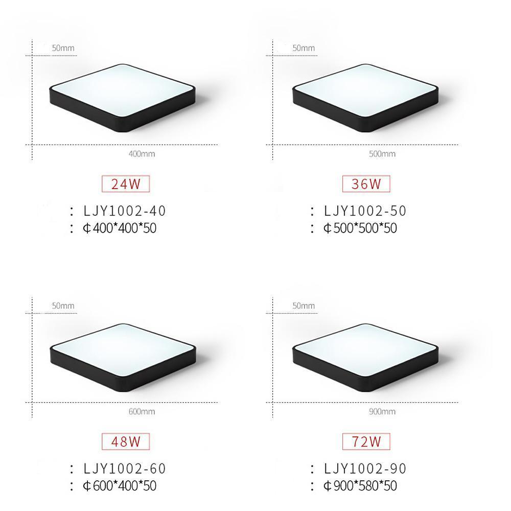 Square LED Flush Mount Light for Baby & Kids Rooms, Living Room, or Bedroom