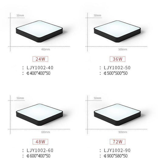Square LED Flush Mount Light for Baby & Kids Rooms, Living Room, or Bedroom