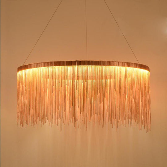 LED Modern Drum Chandelier