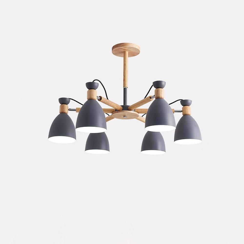 6-Light LED Nordic Pendant Lighting Chandelier – Hanging Ceiling Lights
