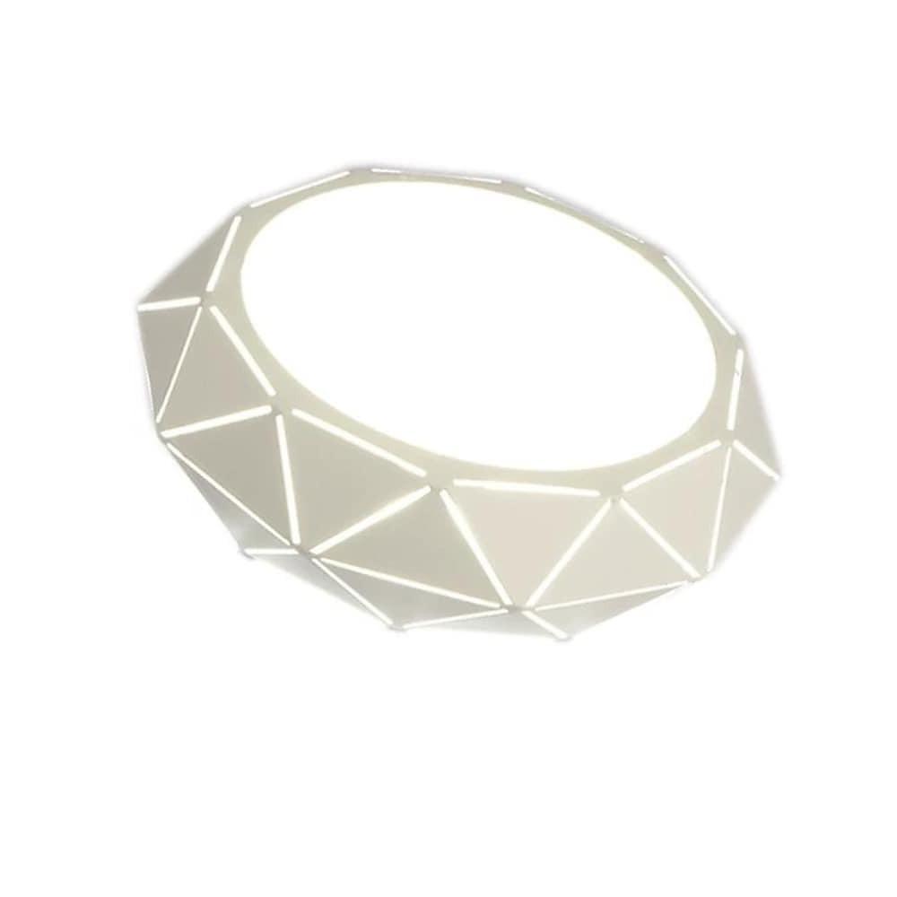 Geometric Drum Shaped LED Modern Flush Mount Ceiling Light