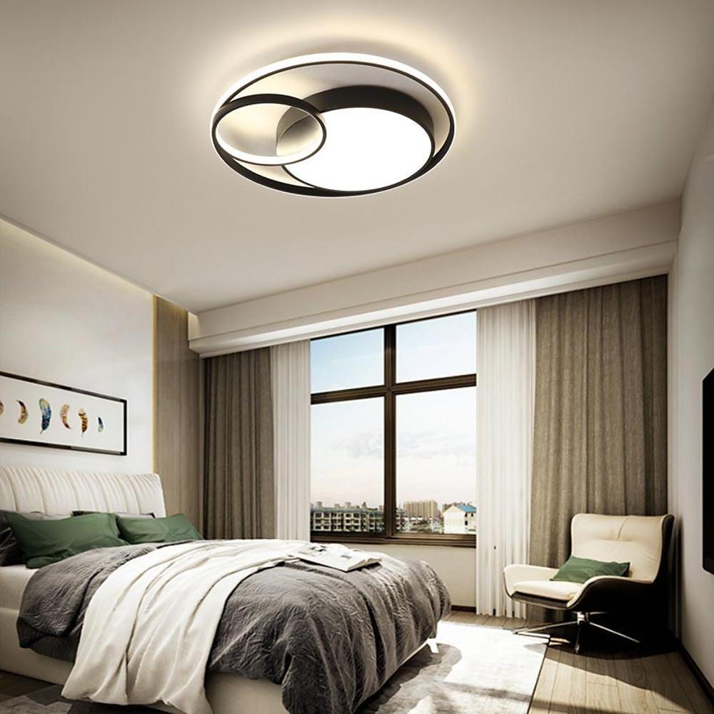 Modern LED – Three Circle Round Flush Mount Ceiling Light