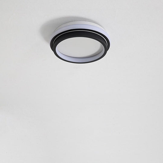 PVC Metal Modern LED Flush Mount Ceiling Light