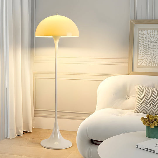 Downlight Modern White Dimmable Mushroom Dome Floor Lamp
