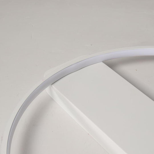 Circle Rectangle Combined LED Modern Flush Mount Ceiling Light