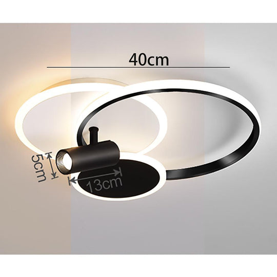 Circles Spotlights Modern LED Flush Mount Ceiling Light