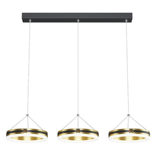3 Circles Dimmable LED Modern Chandelier