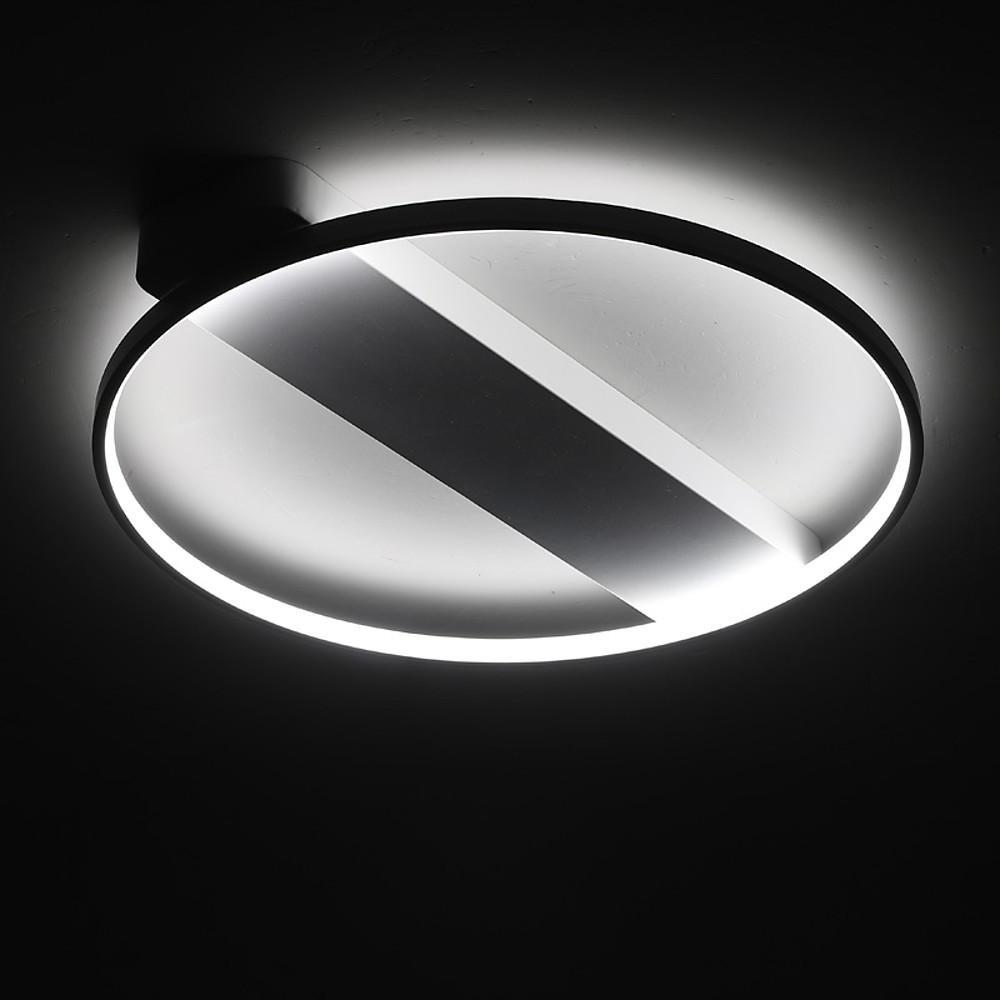 Circle Rectangle Combined LED Modern Flush Mount Ceiling Light