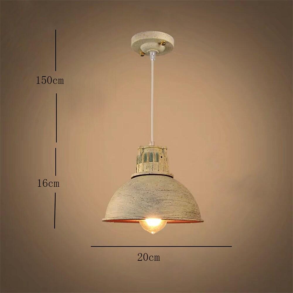 Semi Spherical Metal LED Vintage Pendant Lighting Island Light