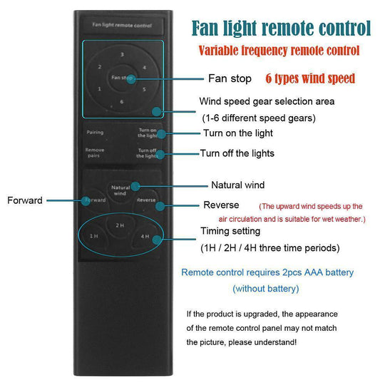 Farmhouse Style 3 Blade Retractable Ceiling Fan with LED Light
