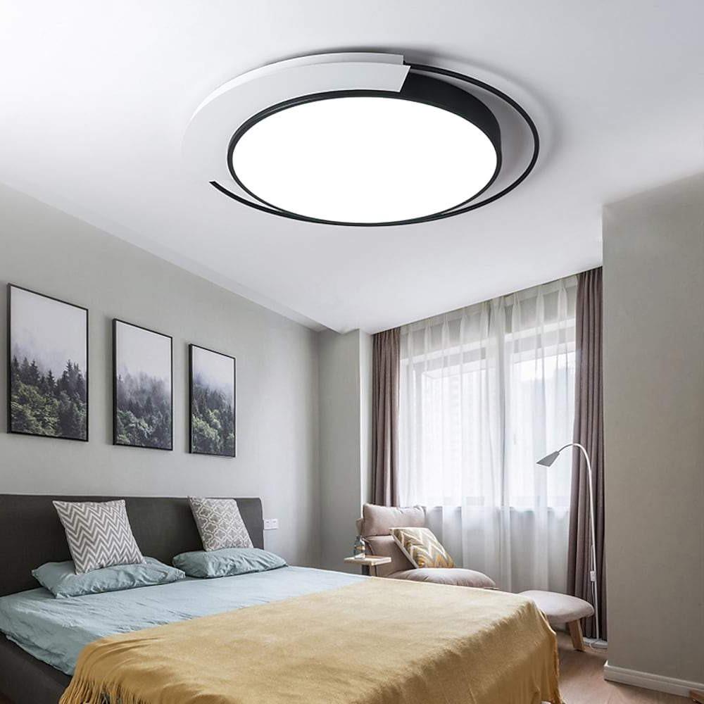 Modern Circular Flush Mount LED Ceiling Light 1 Light