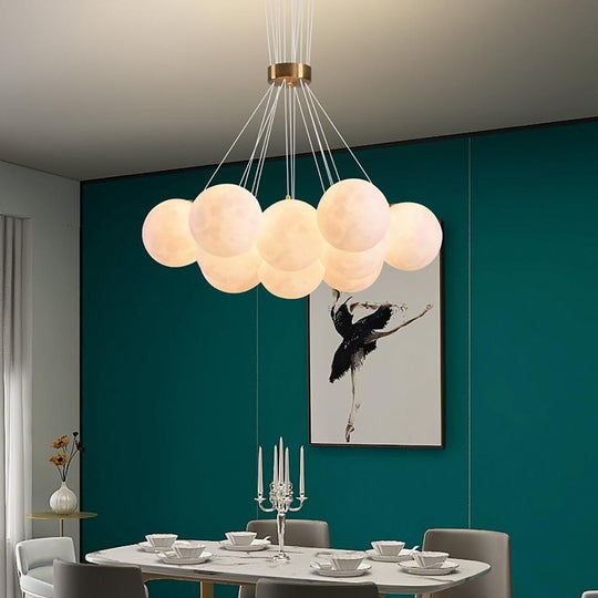 Modern Cluster Globe LED Chandelier Pendant Light