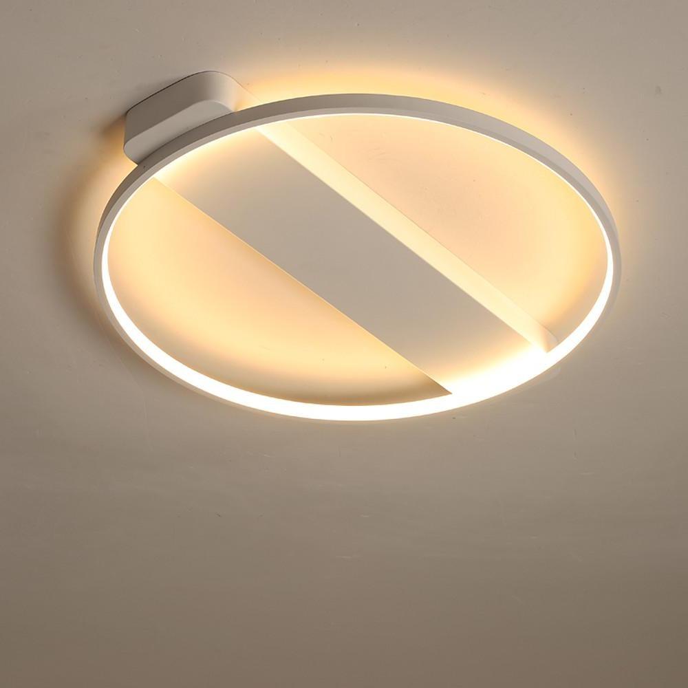 Circle Rectangle Combined LED Modern Flush Mount Ceiling Light