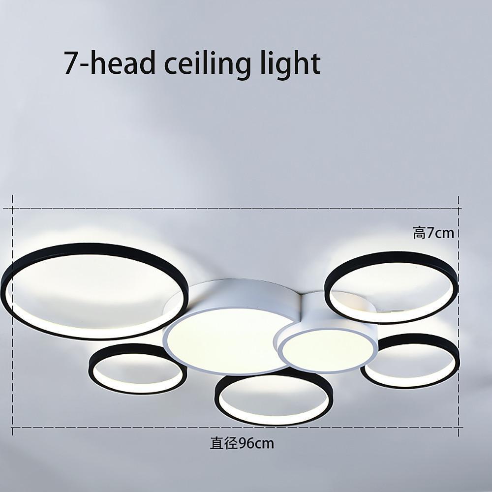Multiple Circles LED Nordic Ceiling Light Flush Mount Fixture