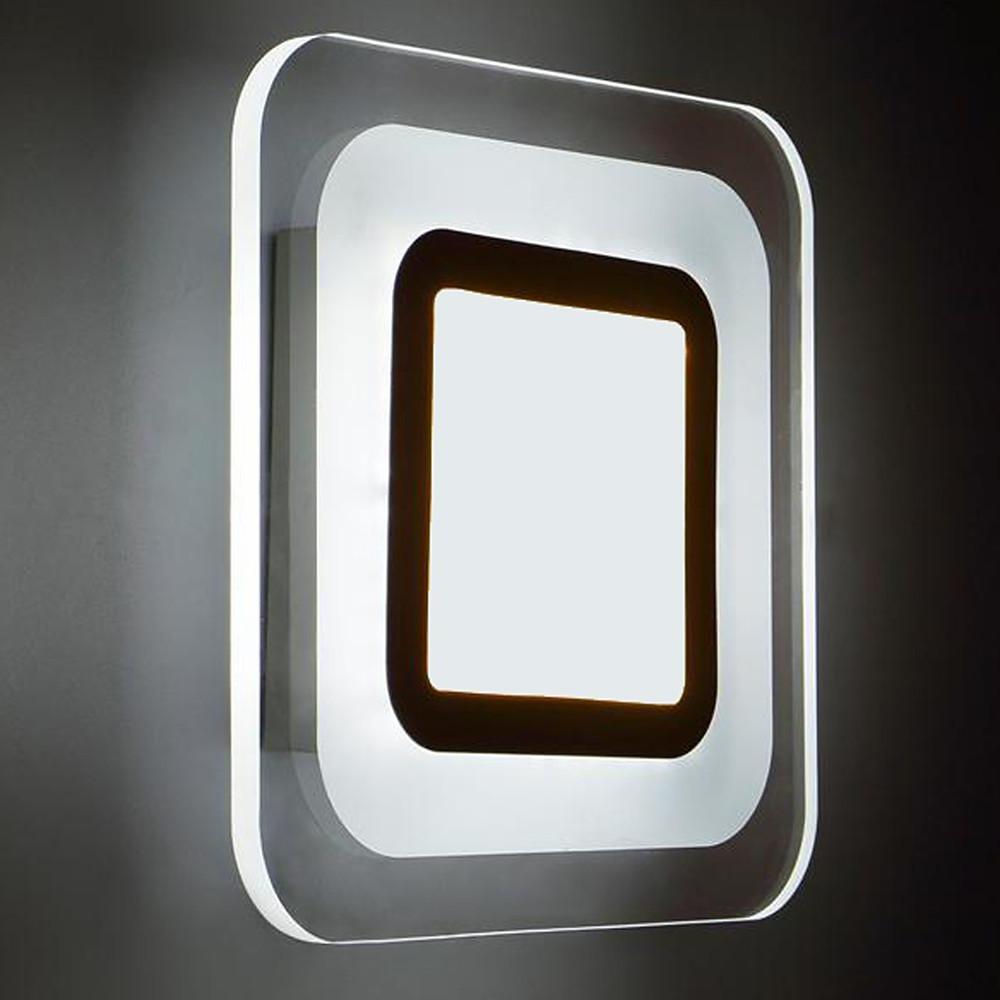 Flat Flush Mount LED Ceiling Fixture with 1 Ambient Light