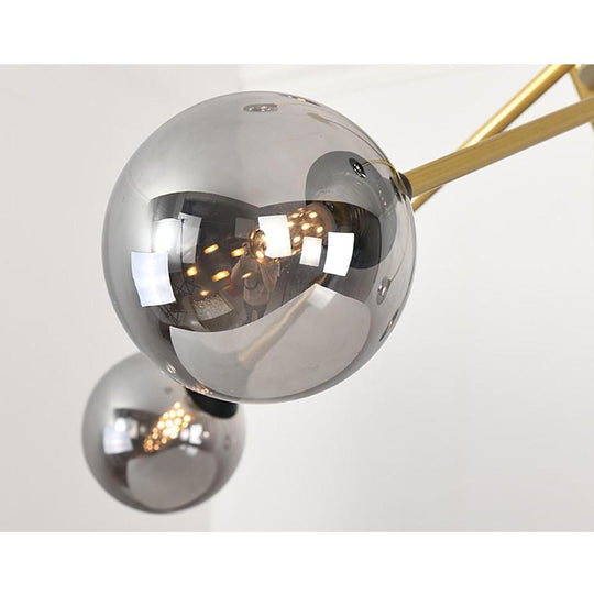 LED Modern Glass Sputnik Chandelier