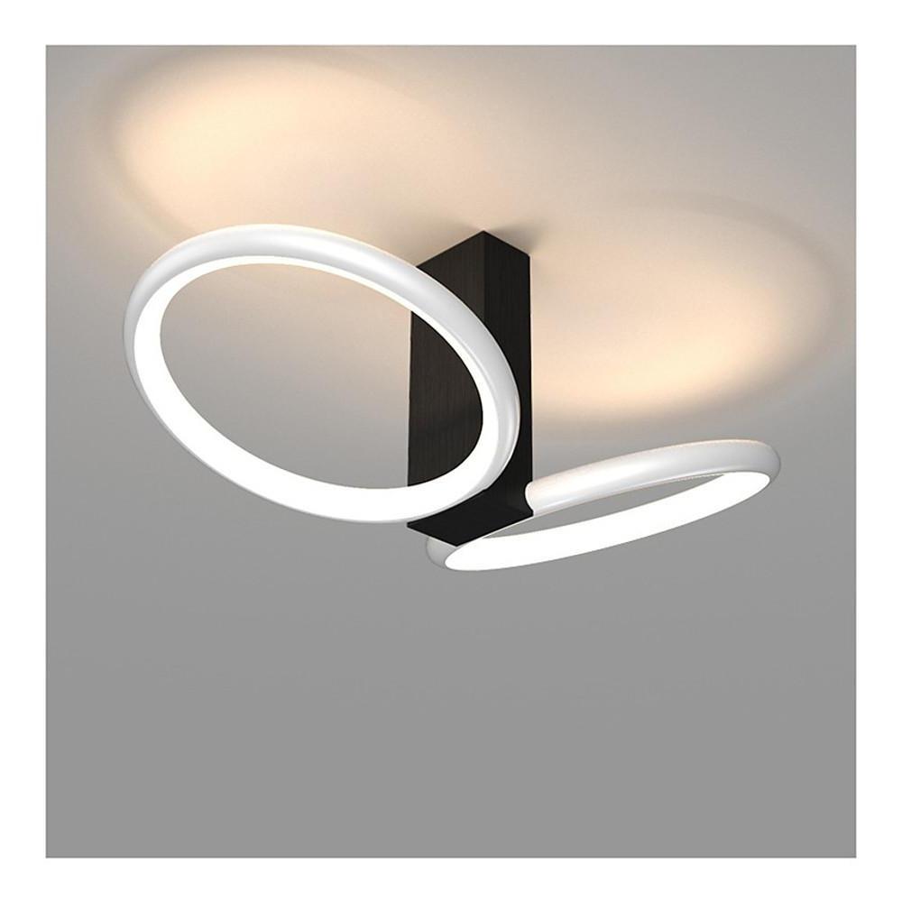 Squares Reflective Gold LED Flush Mount Ceiling Light